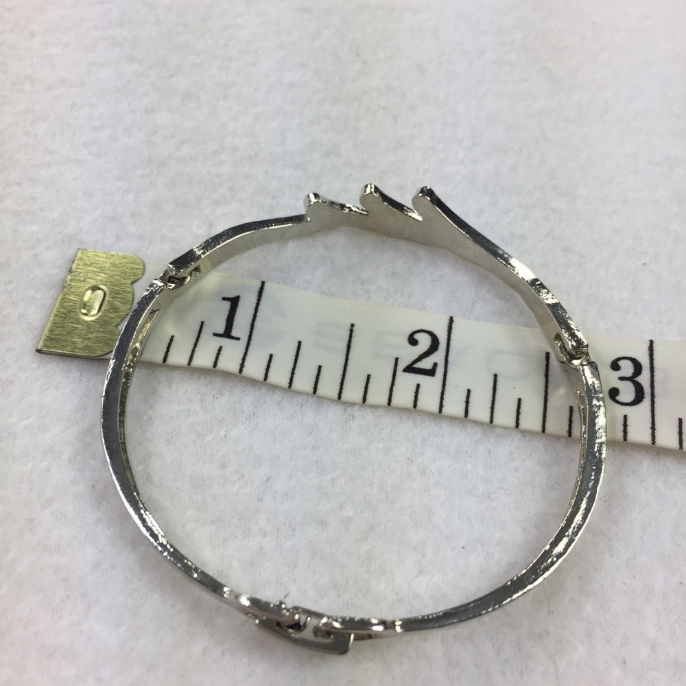 Bracelet Rhinestone Flare Metal Stackable - image 5